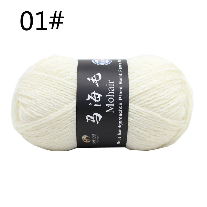 Hot Sale 100g Soft Mohair Cashmere Yarn Thick Woven Knitting Wool Crochet Yarn
