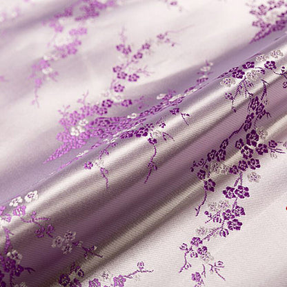 1M Chinese Fabric Vintage Brocade Satin Jacquard Floral Cheongsam Sewing DIY