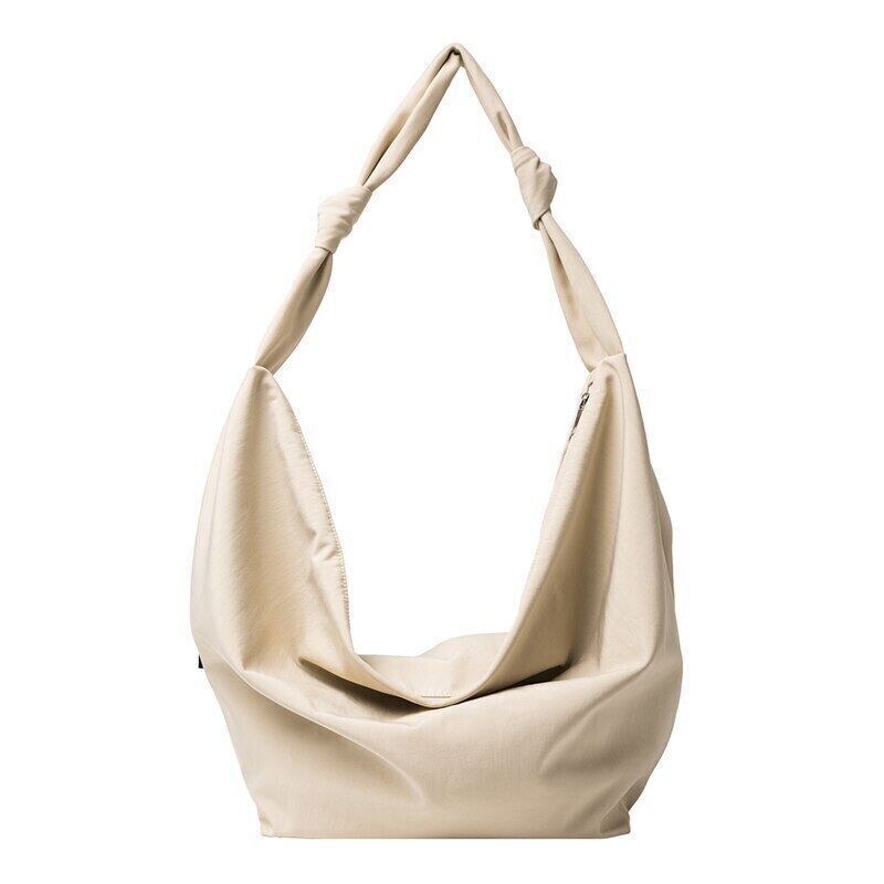 Package Women Waterproof Nylon Solid Black Shoulder Bags Minimalist style