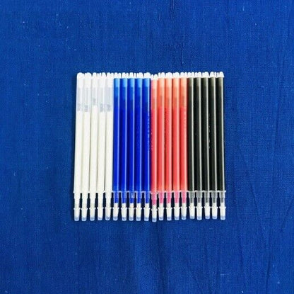 Fabric Markers 20Pcs High Heat Temperature Erasable Pens Leather Drawing Toolkit