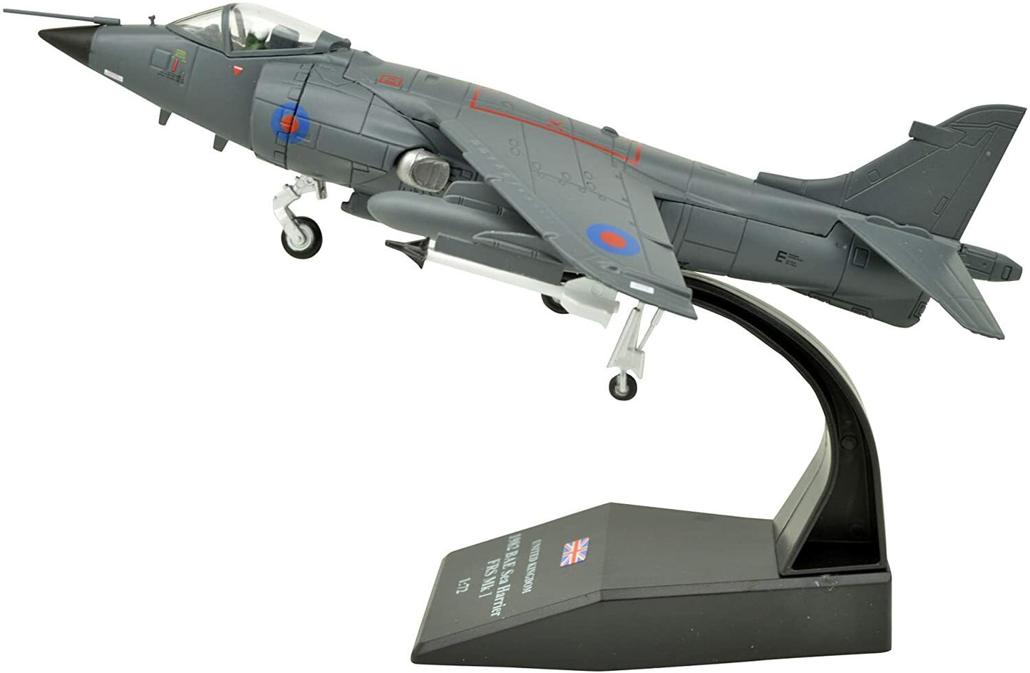 1:72 Sea Harrier Fighter Attack Metal Airplane Model,Royal Navy 1982,Plane model