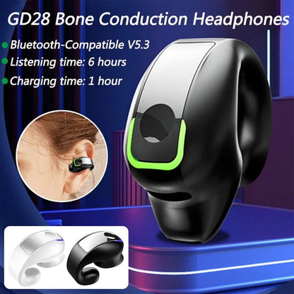 NEW Ear Clip Bluetooth 5.3 Headset Wireless Earbuds Earphones Stereo Headphones