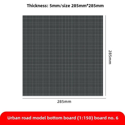 1/150 Building Model City Road Building DIY Scene Display Model Gifts