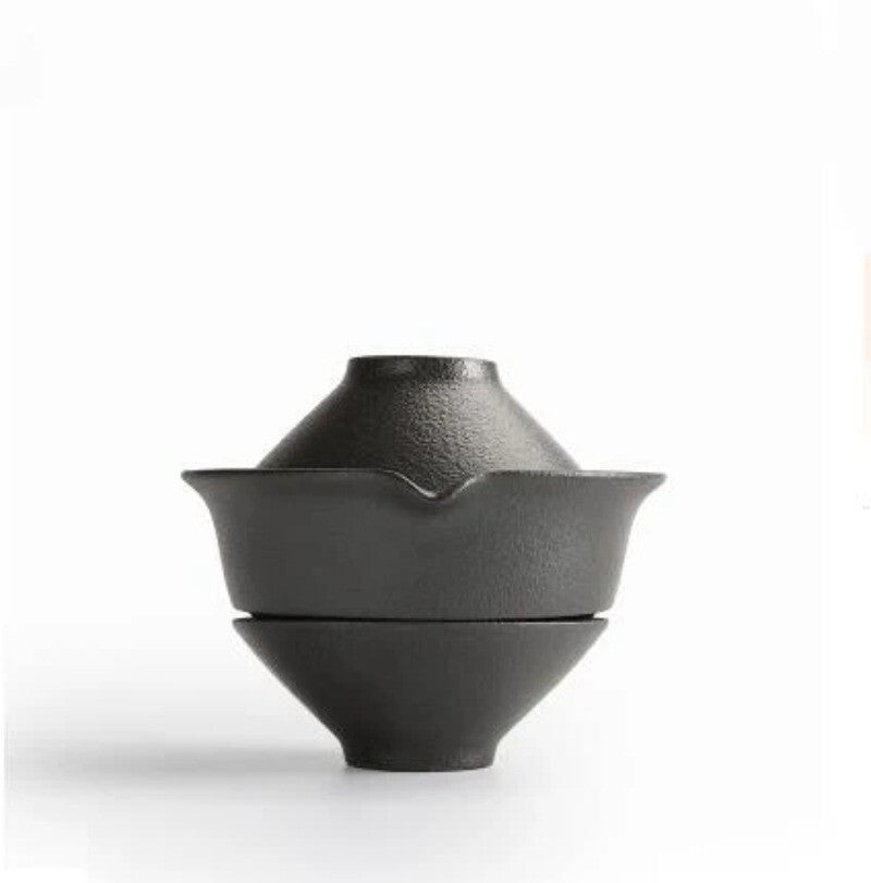Teapot Ceramic Tea Cup Set Portable Travel Tea Set New