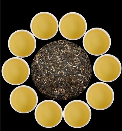 Yunnan Raw Pu'er Tea Organic Yuwumahai Pu'er Tea Ancient Tree Pu'er Tea Cake-