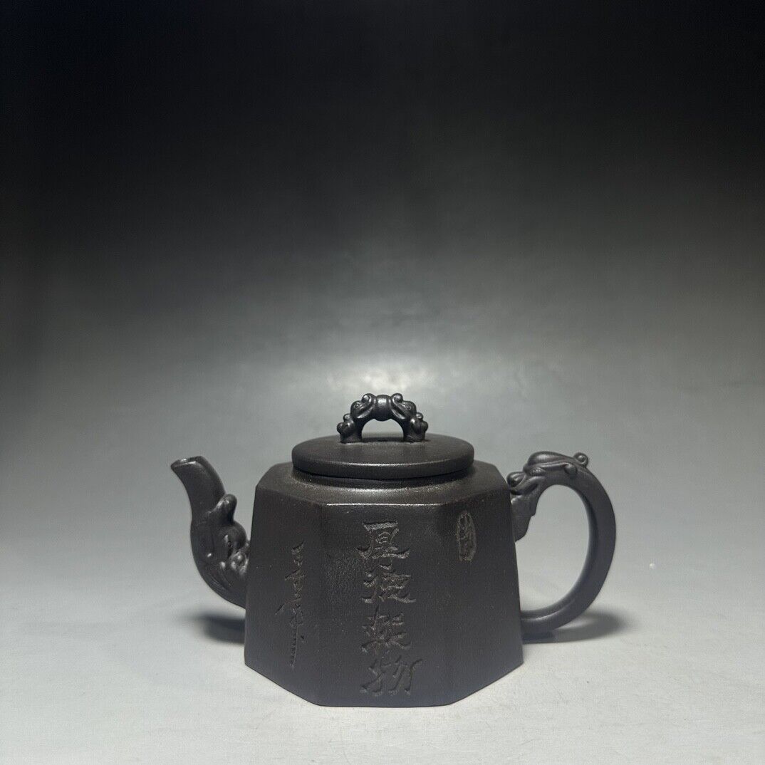 vintage chinese yixing purple clay teapot zisha ceremony teaware collection rare