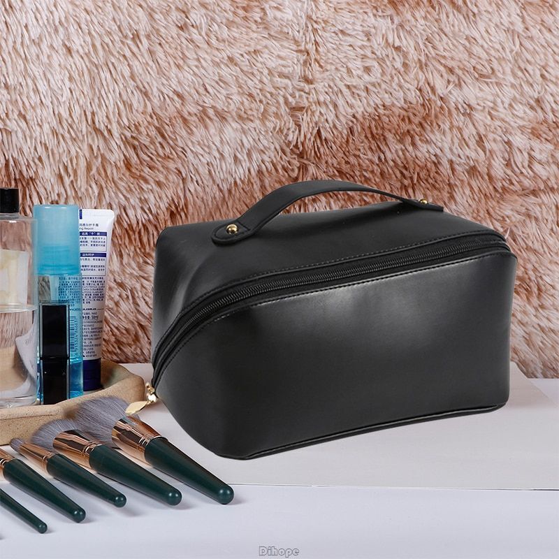 Makeup Bag Cosmetic Toiletries Organizer Traveling Waterproof Storage Case Purse