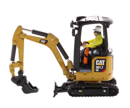 1:50 DM CAT301.7 CR Mini Hydraulic Excavator Construction Machine Diecast Model