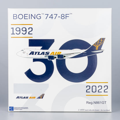 1:400 NG Model ATLAS AIR BOEING 747-8F Plane Airplane Diecast Aircraft Model