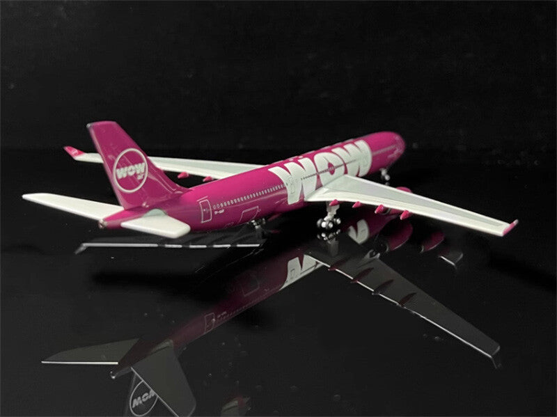 AeroClassics WOW air for Airbus A330-300 TF-GAY 1/400 Aircraft Pre-built Model