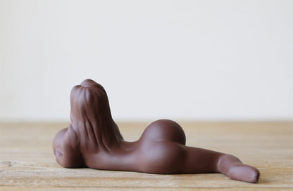 Funny Tea Pet Naked Beauty Mini Tea Play On Tea Tray Yixing Zisha Artiwork Gift