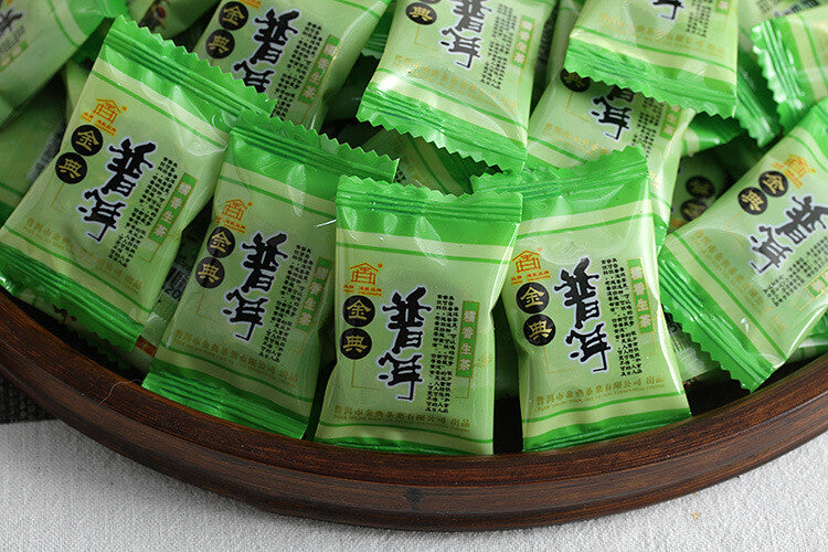Yunnan sticky glutinous rice flavored Pu'er Pu'er tea mini raw cake 500g -