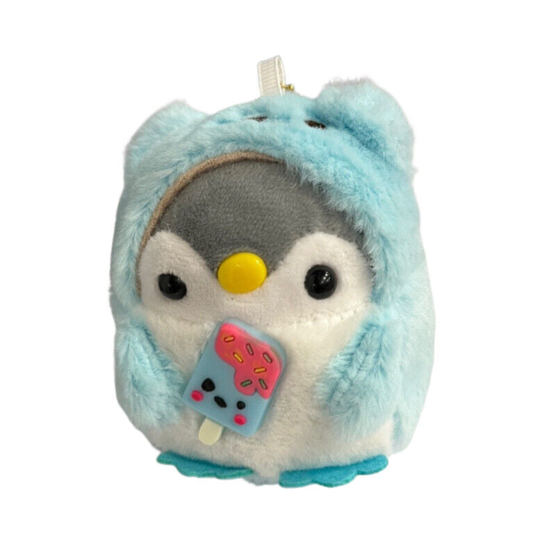 Cartoon Lollipop Penguin Plush Dolls Toys Key Ring Bag Pendant Accessries Gift