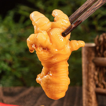 骥洋去骨凤爪独立小包装藤椒味 Ji Yang Boneless Chicken Feet Rattan Pepper Flavor