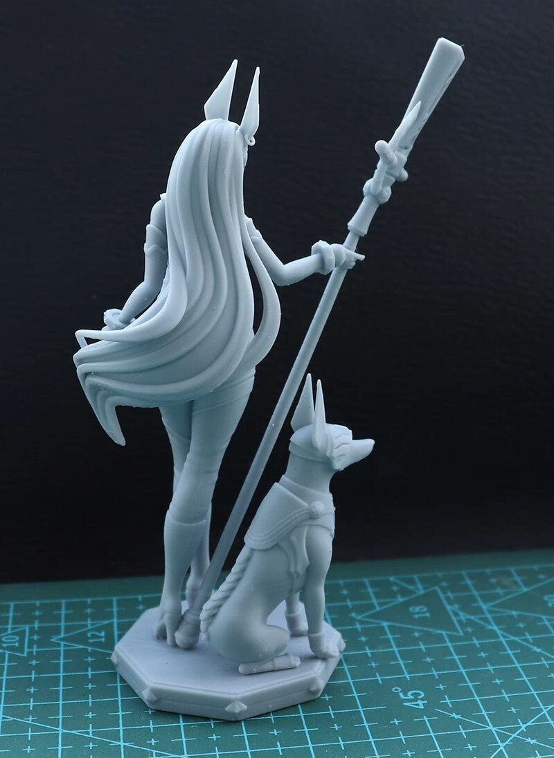 1/24 resin figures model Sexy girl Anubis Unassembled unpainted
