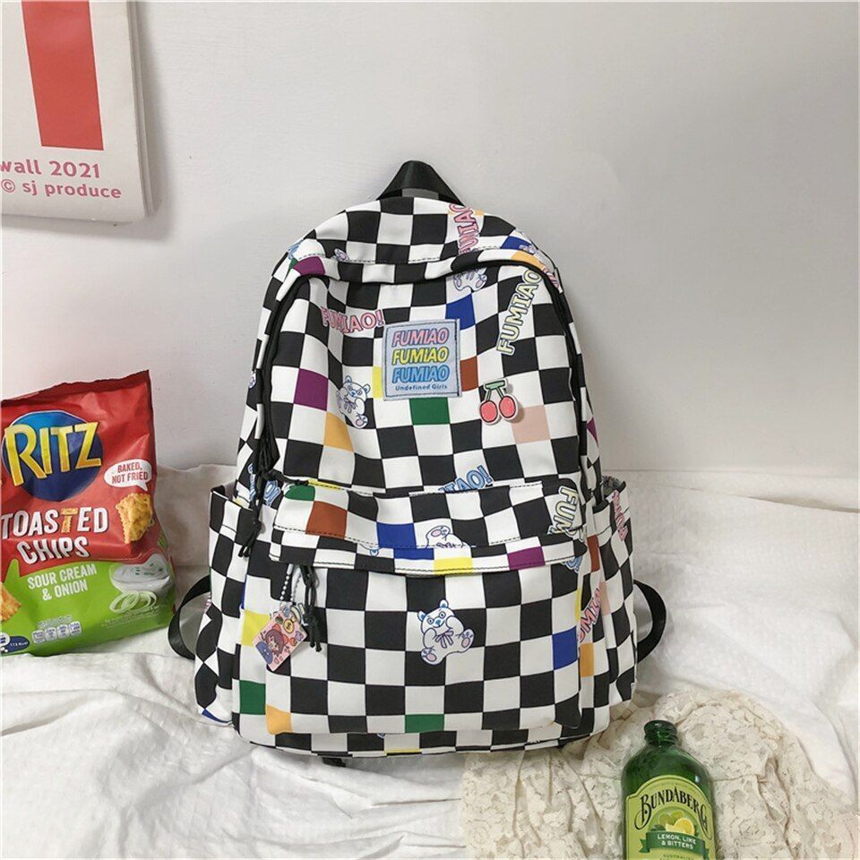 Fashion Backpack Waterproof Oxford School Shoulder Light Travel Bag 30*31*14 CM