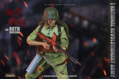 1/6 mini times toys Battle of Shanghai Machine Gunner Soldier Figure
