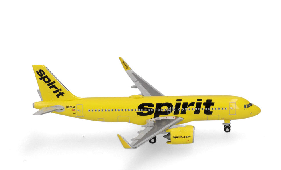 1:500 Herpa Spirit AIRBUS A320neo Passenger Airplane Diecast Aircraft Model