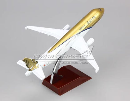 16cm Gulf Air AIRBUS A320 Passenger Aircraft Diecast Aircraft Metal Plane Model