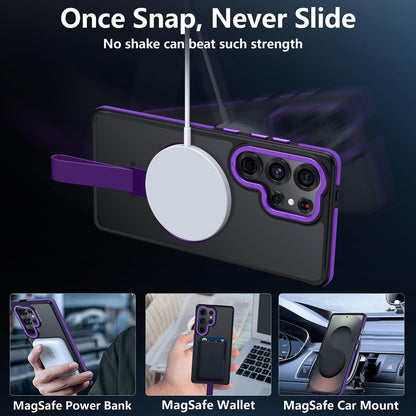 for Samsung Galaxy S25 Ultra Case 360°Rotatable Magnetic Ring Holder Stand with