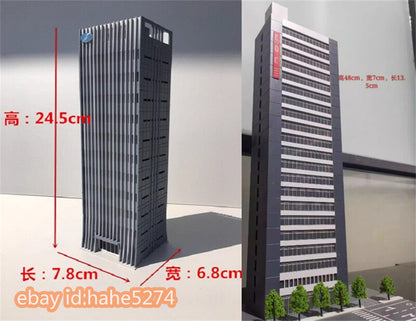 1/150 Building Model Morden Office Building Scene Architecture Assembled
