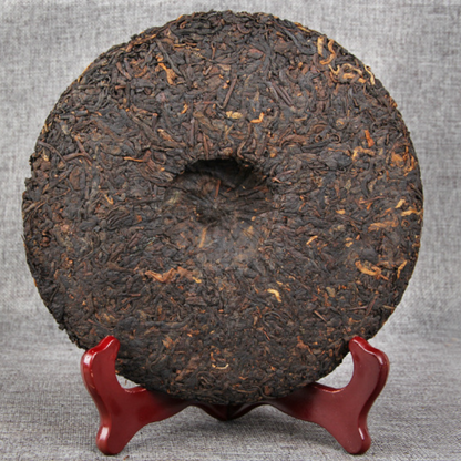 400g Ripe Tea Cake Tea Pu'er Tea Factory Cloud Buds Pu'er Tea Yunnan Qizi Cha