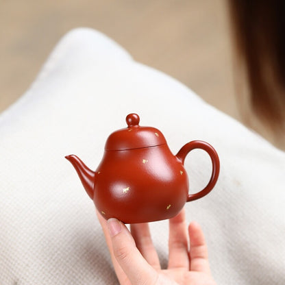 Authentic Yixing Zisha Zhu Clay Tea Pot Marked Small Kungfu Pot Chinese Teapots
