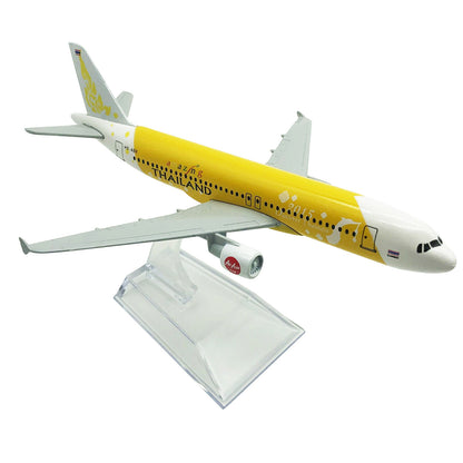 Alloy Airplane 16Cm Model Air Thailand A320 1:400 Aircraft Aviation Collection K