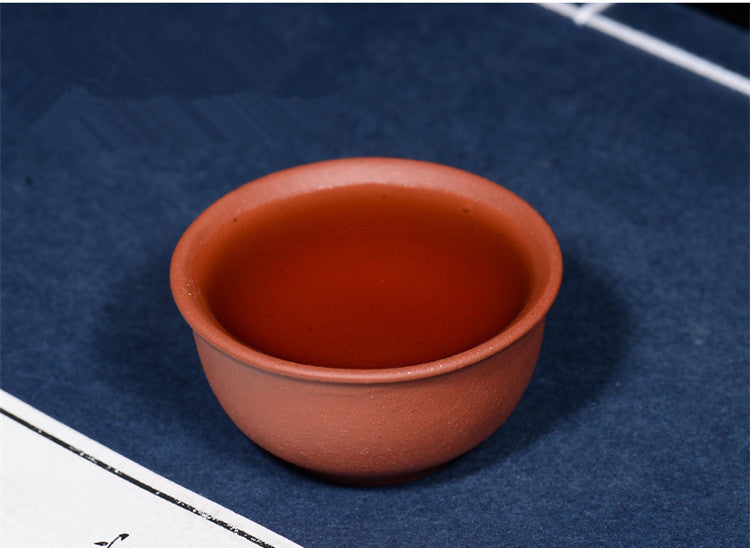 Two Cups Chinese Kungfu Tea Cup Authentic Yixing Zisha Marked Cup Of Tea Small
