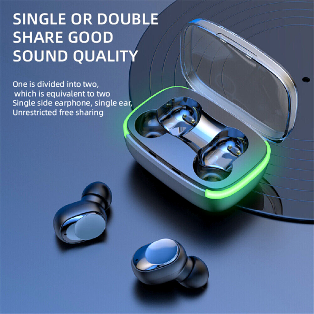 Bluetooth 5.0 Headset TWS Wireless Earphones Mini Earbuds Stereo Headphones US