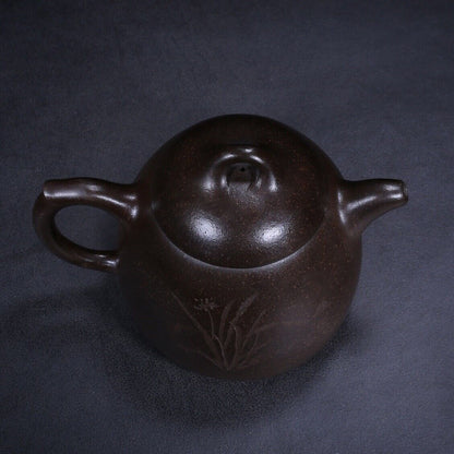 Chinese Yixing Zisha Clay Handmade Exquisite Teapot（秦权 底款：王南林）