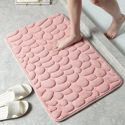 Non-slip Bathroom Shower Soft Bathroom Bath Mat Bathroom Rug, Absorbent Wash Mat