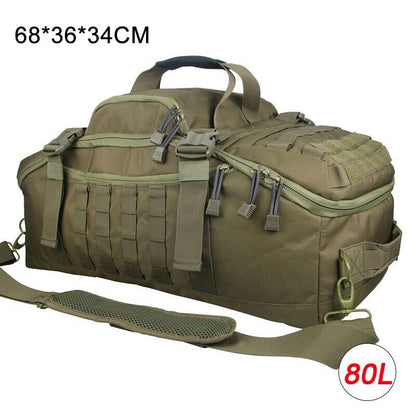 Tactical Duffle Bag Men Gym Military Molle Shoulder Bags Storage Sports Backpack