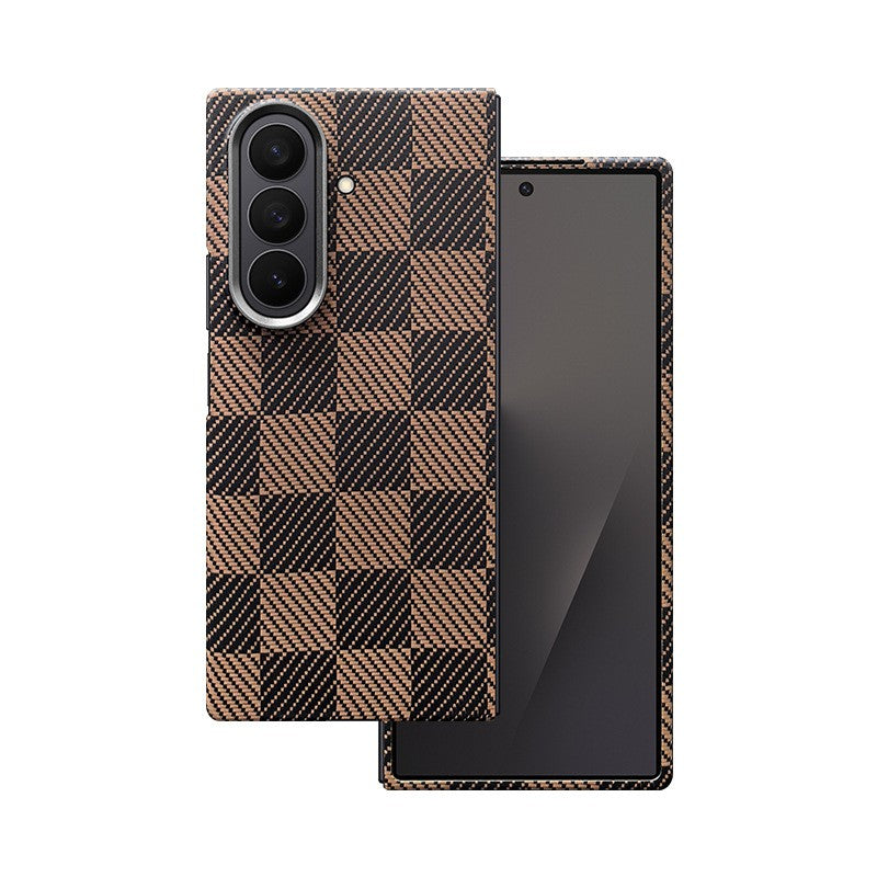 Samsung Zfold7 carbon fiber magnetic suction w26 anti drop protective cover (bb）