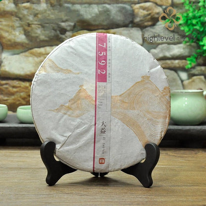 2014 TAETEA Classic Ripe Pu'er Tea 7592 Dayi Puerh Ripe Yunnan Puer Tea 357g