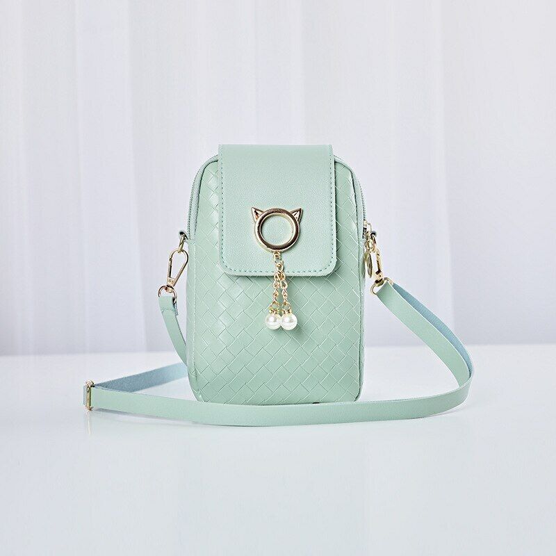 New Female Autumn Winter Mini Cross-body Shoulder Bags Pearl Tassel Diagonal Bag