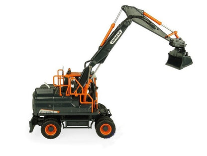 1:50 DOOSAN DX160W Wheeled Excavator Equipment Contruction Machine Diecast Model