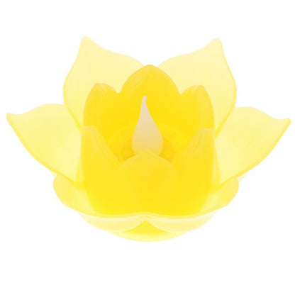 Electronic Candle Light Lamp Lotus Tealight Wedding Party
