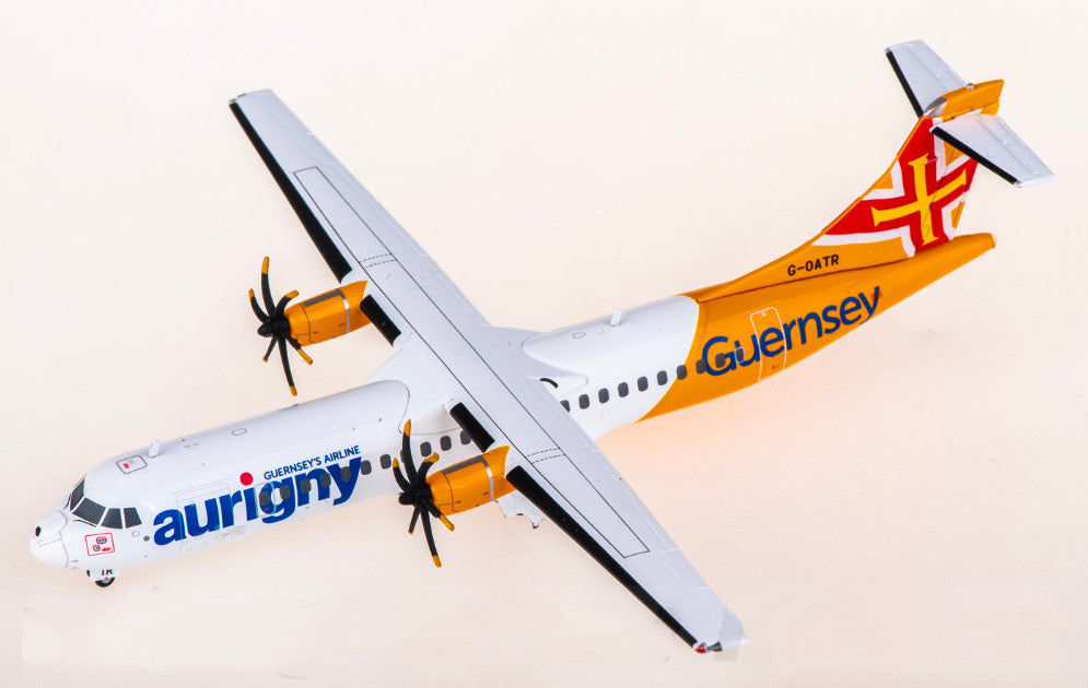 1:200 JC Wings Aurigny Air Services ATR-72-600 G-OATR Airplane Diecast Model