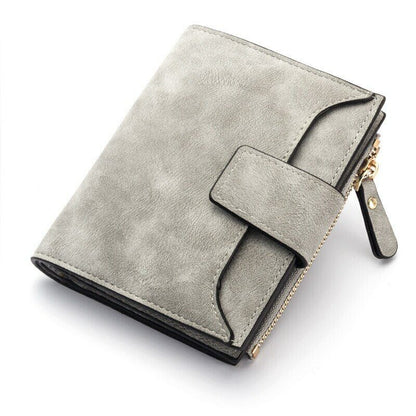 Female Coin Purse Card Clamps Cash Clip Women Wallet Billfold Lady Pouch Handbag