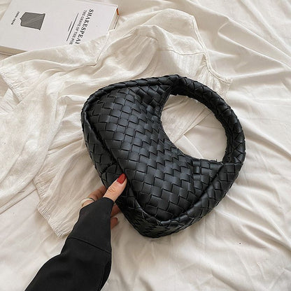 Small SYNTHETIC Leather Woven Tote Bags Shoulder Bag Fashion Summer Handbags Sac