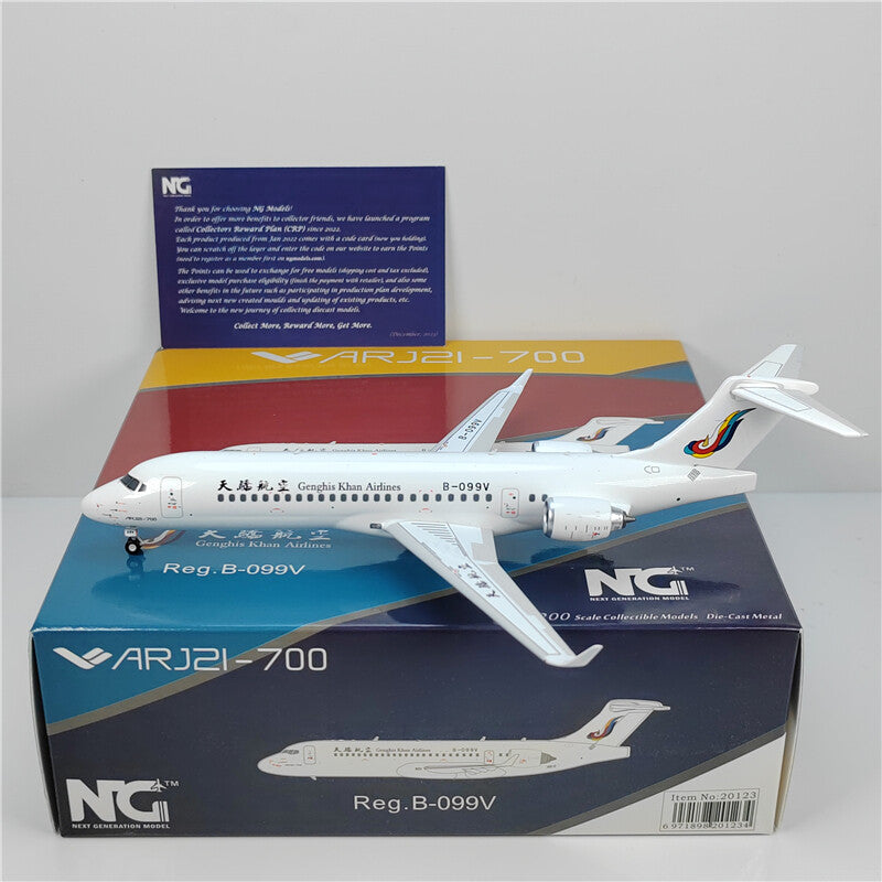 1:200 NG Model Genghis Khan Airlines ARJ21-700 Airplane Diecast Aircraft Model