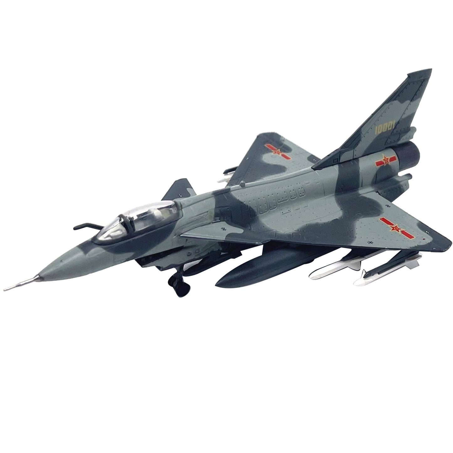 1/144 Chinese Air Force J-10 Vigorous Dragon Fighter Model With Display Stand