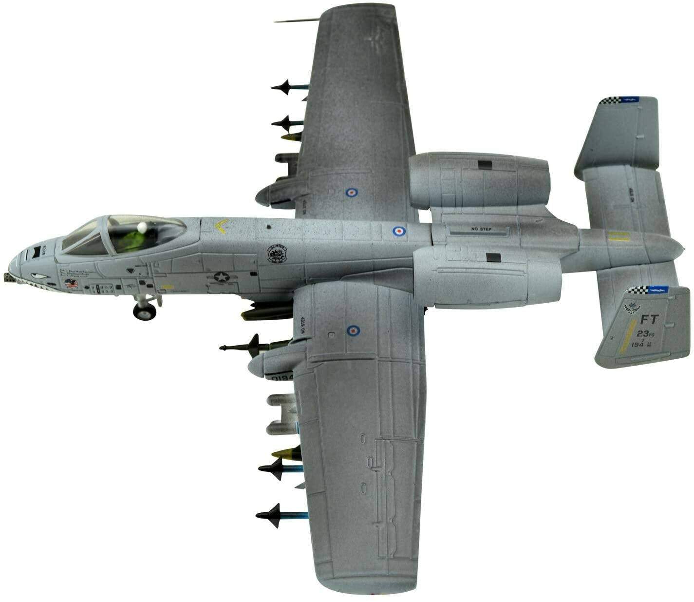 1:100 A-10 Thunderbolt II Ground Attack Aircraft Metal Plane Model,US Air Force