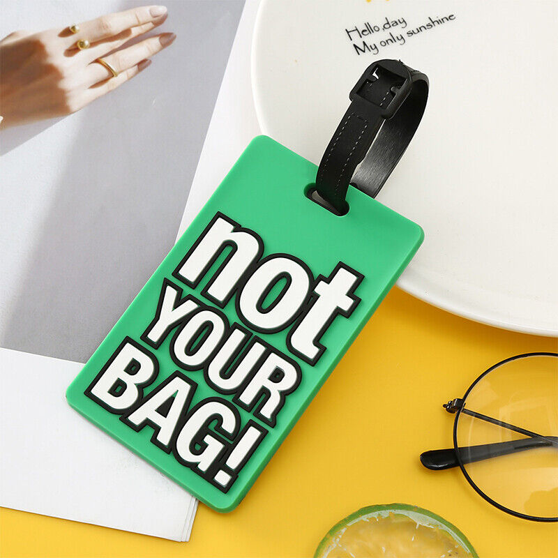 Luggage Tags PVC Hang Tag Baggage Labels Name Address Suitcase Travel Holiday