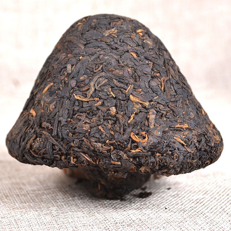 2022 Xiaguan Tuo Tea FT Baoyan Tight Tea Mushroom Tuocha Cooked Tea Ripe