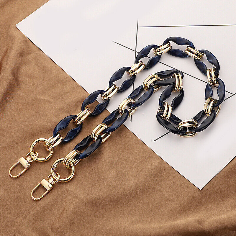 Shoulder Strap Detachable Replacement Bag Fish Bone Acrylic Resin Handbag Chain