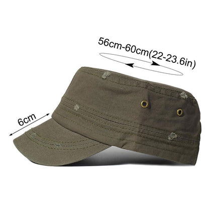 Men Cap Army Hat Cadet Castro Military Patrol Baseball Summer Camouflage Cotton