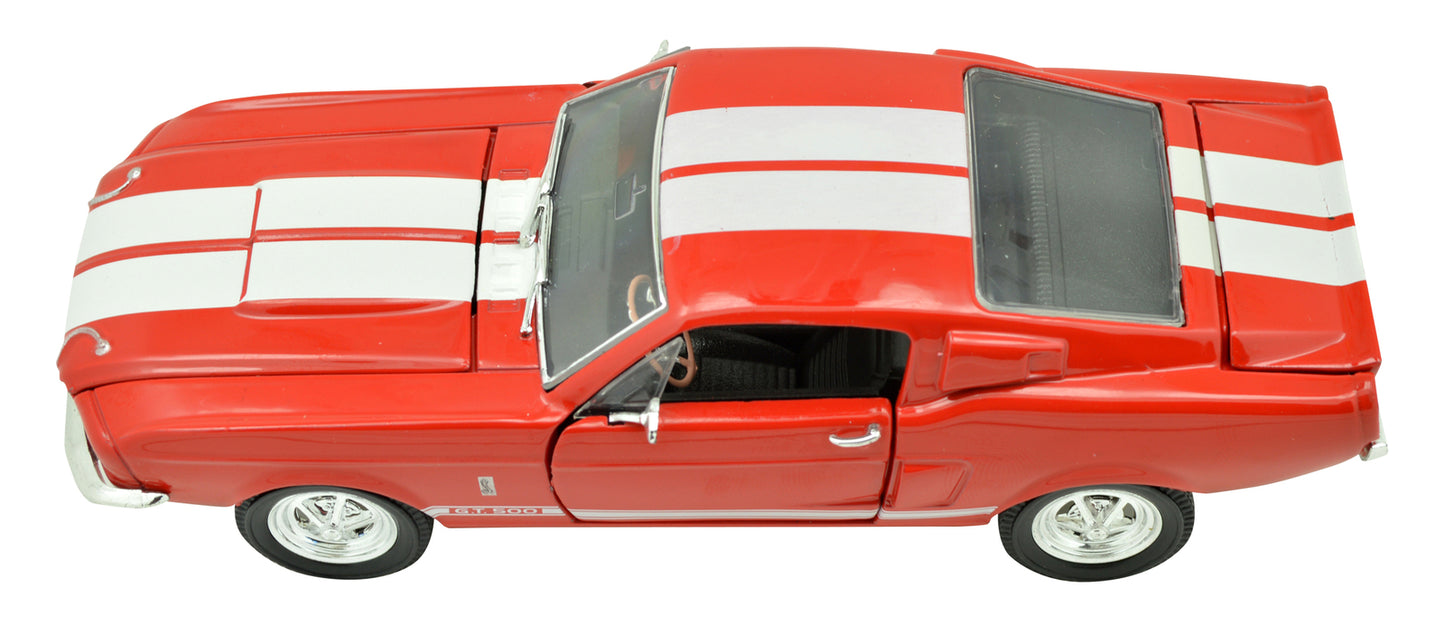 Arko 1:32 Ford Shelby GT500 1967 Red Metal Car Model DieCast Model Toy