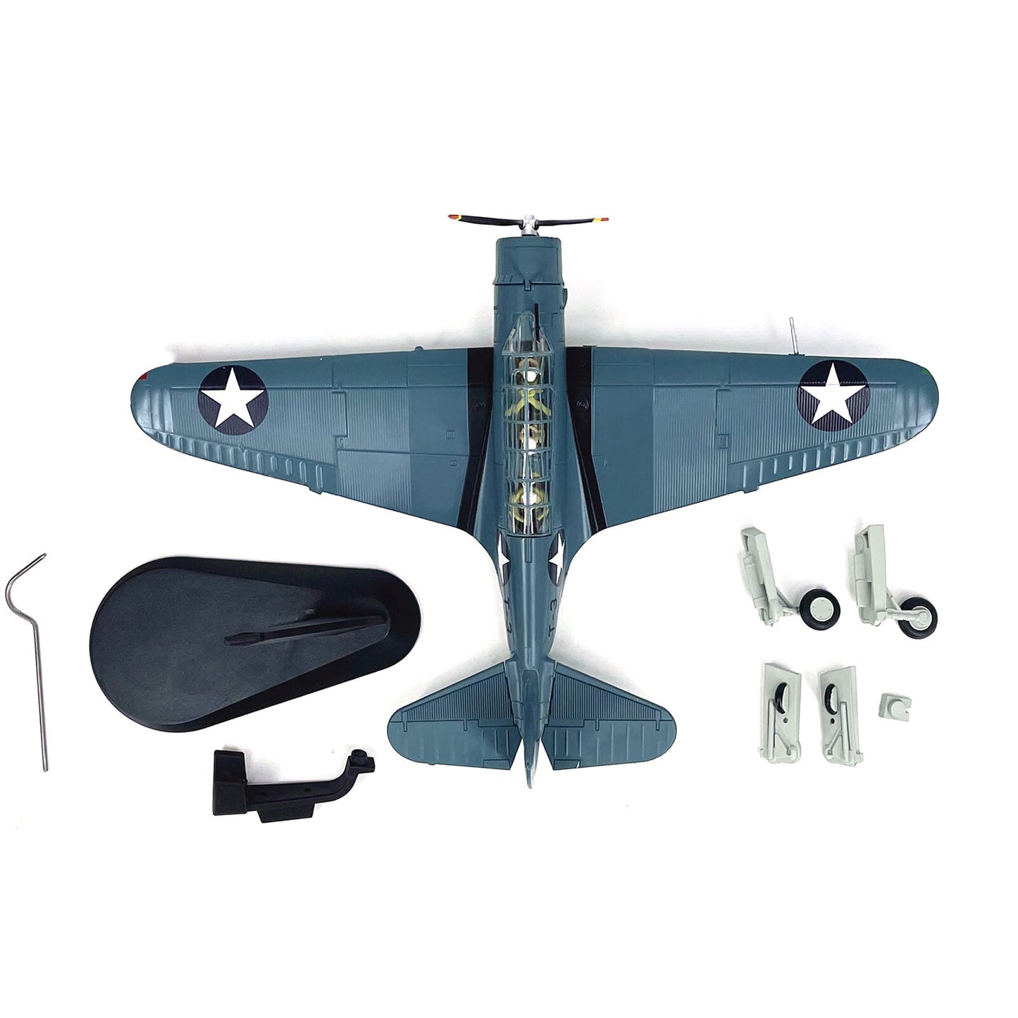 1/72 Scale Diecast Alloy WWII US Navy TBD Devastator Bomber Finished Model